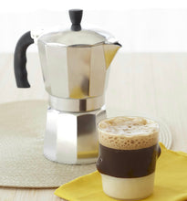 Load image into Gallery viewer, Espresso Moka Stovetop Coffeemaker 3-Cup, Silver / Aluminum IMUSA-USA