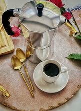 Load image into Gallery viewer, Espresso Moka Stovetop Coffeemaker 3-Cup, Silver / Aluminum IMUSA-USA