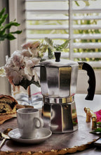 Load image into Gallery viewer, Espresso Moka Stovetop Coffeemaker 3-Cup, Silver / Aluminum IMUSA-USA