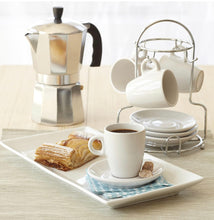 Load image into Gallery viewer, Espresso Moka Stovetop Coffeemaker 3-Cup, Silver / Aluminum IMUSA-USA