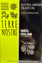 Load image into Gallery viewer, TERRE NOSTRE 100% Italian. Extra Virgin Olive Oil (3-Liter Tin)