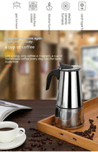 Load image into Gallery viewer, Espresso Maker Stainless Steel Moka Pot Italian Coffee Moka