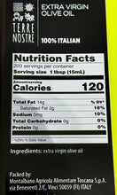Load image into Gallery viewer, TERRE NOSTRE 100% Italian. Extra Virgin Olive Oil (3-Liter Tin)