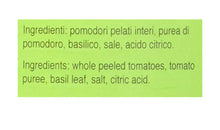 Load image into Gallery viewer, La Valle San Marzano D.O.P. Tomatoes with Basil 28oz. (Case of 12)