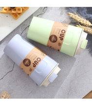 Load image into Gallery viewer, Golandstar
Sealable Drinks Cup 420ml Bamboo Fiber Mugs Unbreakable Tumbler Mug Cup for Coffee, Beer, Water, Milk, Juice, Tea (1- Blue/Purple