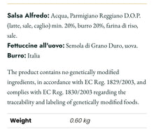 Load image into Gallery viewer, Fettuccine Alfredo Gift Box / Egg Pasta Nest 350G. (Case of 6)