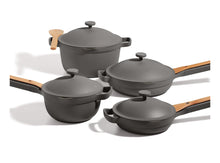 Load image into Gallery viewer, Our Place Cookware Set - 13-Piece Kit Including the Always Pan, Perfect Pot and Spatulas | Multifunctional, Toxin-Free Nonstick | Heat Safe up to 450°F | Oven, Stove, Induction Compatible | Charcoal