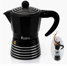 Load image into Gallery viewer, Stovetop Espresso Maker 6 CUP, 12 OZ / 350ML Aluminum Moka Pot Gift Set