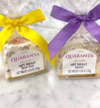 Load image into Gallery viewer, Quaranta Soft Nougat With Almonds, Torrone Block, 130g (Case of 12)