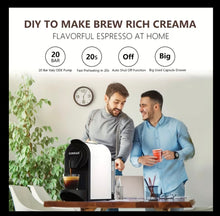 Load image into Gallery viewer, CHULUX Mini Espresso Pod Machine for NS Original Capsule, 20 Bar Single Serve Espresso Coffee Maker, 1400W
