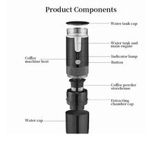 Load image into Gallery viewer, Portable Single Serve Coffee Maker Mini Espresso Machine Reusable Coffee Filter