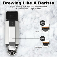 Load image into Gallery viewer, Beanglass Espresso Maker for Nespresso OriginalLine, Mini Espresso Machine for Coffee Capsules Compatible with Nespresso OriginalLine Machine