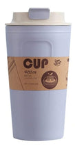 Load image into Gallery viewer, Golandstar
Sealable Drinks Cup 420ml Bamboo Fiber Mugs Unbreakable Tumbler Mug Cup for Coffee, Beer, Water, Milk, Juice, Tea (1- Blue/Purple