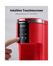 Load image into Gallery viewer, SHARDOR K Cup Coffee Maker Compatible with Ground Coffee & Teas, Single Serve Coffee Machine, 6–14oz Adjustable Brew Sizes, 40oz Detachable Water Reservoir, Descale Settings, Red