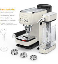 Load image into Gallery viewer, MAttinata Espresso Machine, 20 Bar Cappuccino Machines for Home, Latte Machine with Automatic Milk Frother, Gifts for Him/Her-Beige