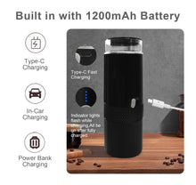 Load image into Gallery viewer, Portable Single Serve Coffee Maker Mini Espresso Machine Reusable Coffee Filter