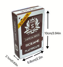 Load image into Gallery viewer, Italian, Sicilian Game Cards High Quality, Perfect for Family Gatherings And Multiplayer Card Games