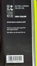 Load image into Gallery viewer, TERRE NOSTRE 100% Italian. Extra Virgin Olive Oil (3-Liter Tin)