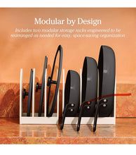 Load image into Gallery viewer, Our Place 8-Piece Essentials Complete Cookware Set - Ceramic Fry Pan Trio & Modular Rack Storage | Nontoxic Thermakind™ Nonstick, Oven Safe up to 450°F & Compatible with All Cooktops | Char