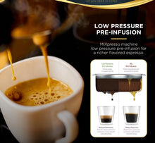 Load image into Gallery viewer, Professional Espresso Machine for Home 15 Bar with Milk Frother Steam Wand, Espresso Maker with Double-Cup Splitter 1450w Fast Heating, Cappuccino and Latte machine 37Oz Water Tank (Also get 2 Bricks of Ground Espresso)