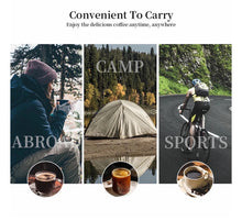 Load image into Gallery viewer, Portable Single Serve Coffee Maker Mini Espresso Machine Reusable Coffee Filter