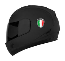 Load image into Gallery viewer, Biomar Labs 3D Domed Silicone Stickers Decals Car Motorcycle National Italy Italian Flag F 148