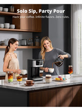 Load image into Gallery viewer, AIRMSEN 14-Cup Programmable Drip Coffee Maker – 1000W Fast Brewing Coffee Machine with Timer, Delay Start & 2H Keep-Warm, 73oz Tank, Touchscreen & Glass Carafe