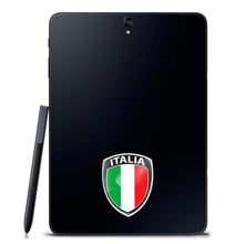 Load image into Gallery viewer, Biomar Labs 3D Domed Silicone Stickers Decals Car Motorcycle National Italy Italian Flag F 148