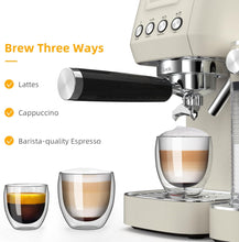Load image into Gallery viewer, MAttinata Espresso Machine, 20 Bar Cappuccino Machines for Home, Latte Machine with Automatic Milk Frother, Gifts for Him/Her-Beige