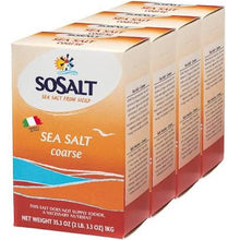 Load image into Gallery viewer, SoSalt Coarse Natural Sicily Sea Salt, (2 lb) (Case of 10/ Packs)
