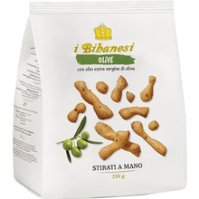 Load image into Gallery viewer, I BIBANESI Chunky Breadsticks Olive Flavor 100-Grams (Case of 12)
