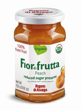Load image into Gallery viewer, Rigoni Organic Peach Fruit Spread 8.8 oz (Case of 6)