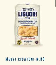 Load image into Gallery viewer, Liguori Mezzi Rigatoni/ Mezzi Maniche Rigate (16-Pack Discount)