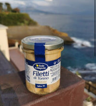 Load image into Gallery viewer, O Sole e Napule - Fillets of Tuna in Olive Oil 212g Glass Jar (3-Pack)