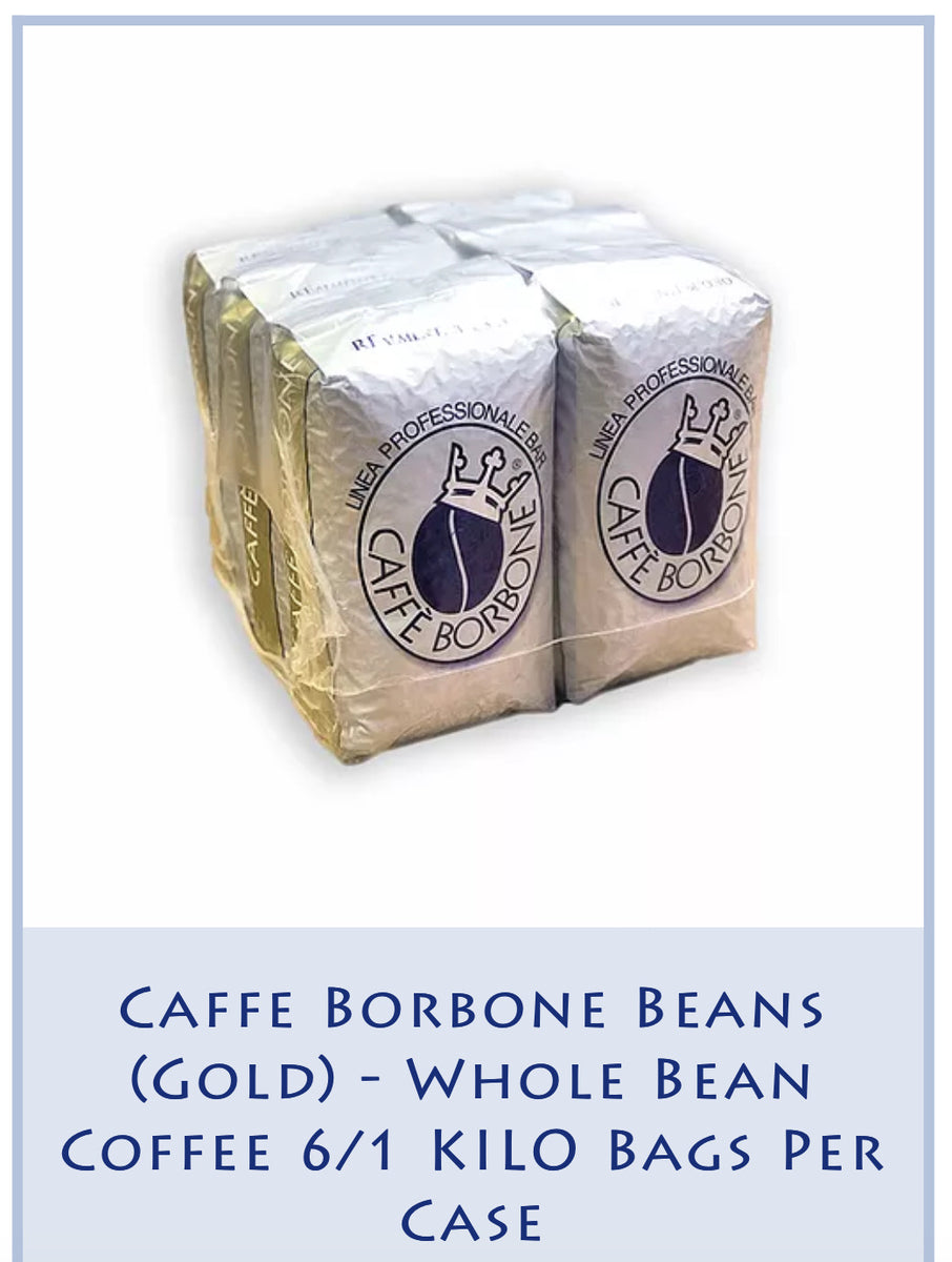 Caffe Borbone Beans (Red) - Whole Bean Coffee 6/1 KILO Bags Per Case