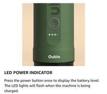 Load image into Gallery viewer, Outin Nano Mini Portable Battery Espresso (Black/Gray)