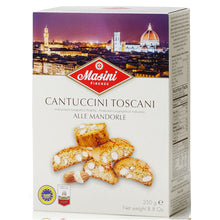 Load image into Gallery viewer, MASINI, CANTUCCINI ALMOND BISCOTTI 14oz. (8-Packs )