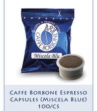 Load image into Gallery viewer, Caffe Borbone Espresso Capsules (Miscela Blue) 100/CS