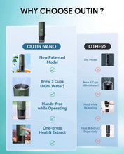 Load image into Gallery viewer, Outin Nano Mini Portable Battery Espresso (Black/Gray)