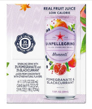 Load image into Gallery viewer, San Pellegrino Momenti Pomegranate & Blackcurrant - 6pk/11.15 fl oz Cans