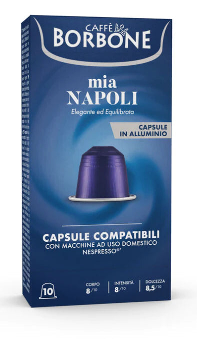 Caffè Borbone - NESPRESSO® Compatible - Blue - 50 Capsules