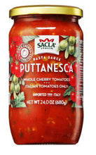 Load image into Gallery viewer, Sacla Italia Whole Cherry Tomato Puttanesca 24.0 Oz