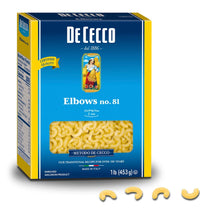 Load image into Gallery viewer, De Cecco - Elbows Pasta from Italy no. 81 - 1 lb / 20 Packages per case
