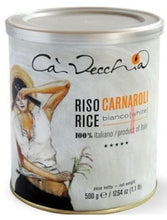 Load image into Gallery viewer, Ca’ Vecchia Carnaroli Rice Tin (2-Pack)
