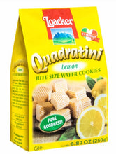 Load image into Gallery viewer, Loacker Quadratini Lemon Cube Wafers - 8.8 oz (3-Pack Special)