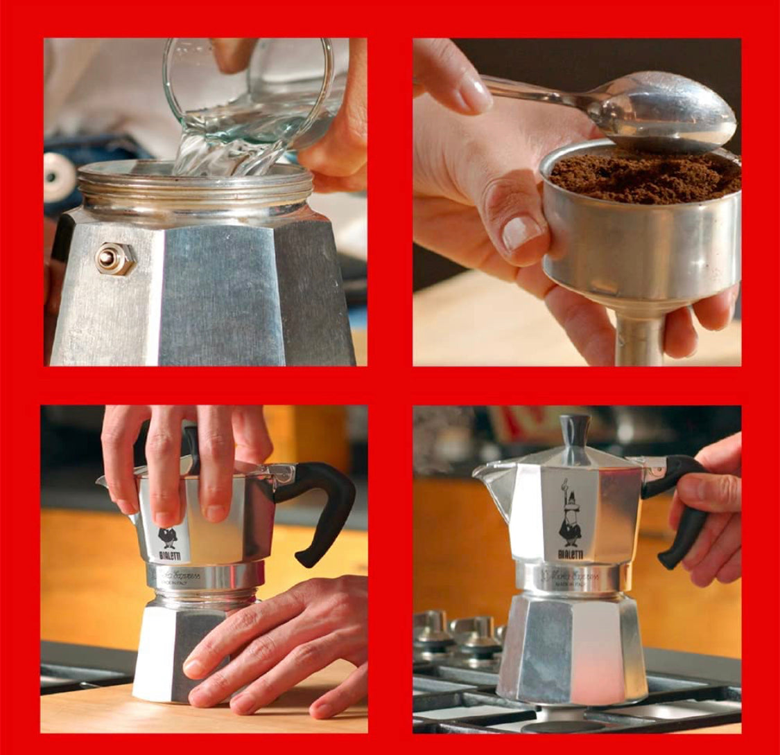 Bialetti Moka Express Stovetop Espresso Maker / Moka Pot