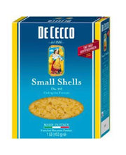 Load image into Gallery viewer, De Cecco Small Shells #52, 1lb / 20 Packages Per Case