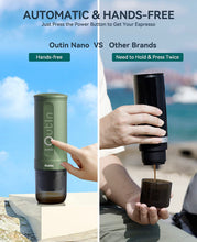 Load image into Gallery viewer, Outin Nano Mini Portable Battery Espresso (Black/Gray)