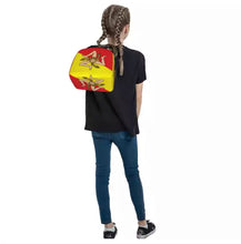 Load image into Gallery viewer, Italy Sicily Flag Insulated Lunch Bag Sicilian Flag Portable Cooler Thermal Insulated tote Lunch Box for Women Kids School Food Picnic Bags