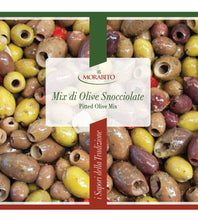 Load image into Gallery viewer, Morabito Pitted Olive Mix, Mix Di Olive Snocciolate, 5 lb 1 oz | 2300g (2-Pack)